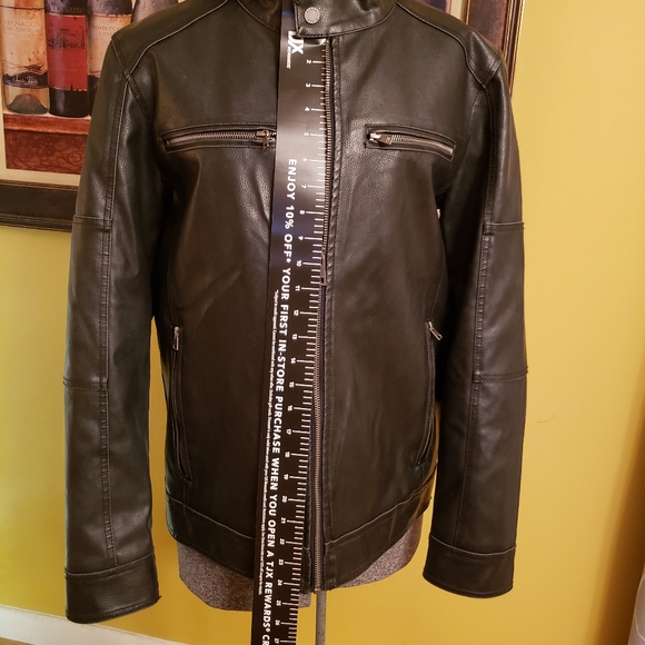 Black Rivet Jackets & Coats Black Rivet Polyvinyl Chloride Jacket